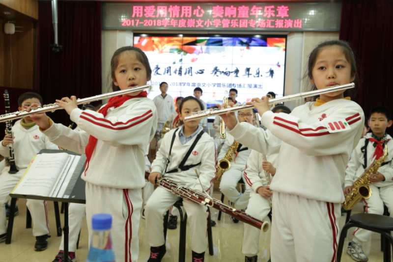 北京崇文小学云雀管乐团长笛二重奏